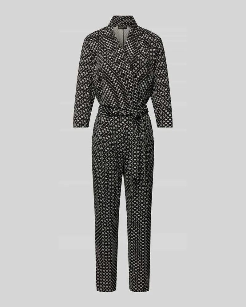 Betty Barclay Jumpsuit in Wickel-Optik Black