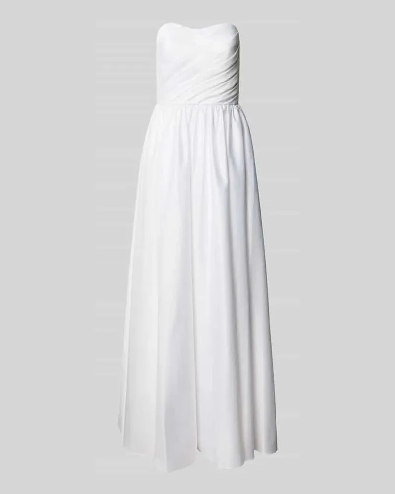 Mascara Brautkleid mit Raffungen Weiss