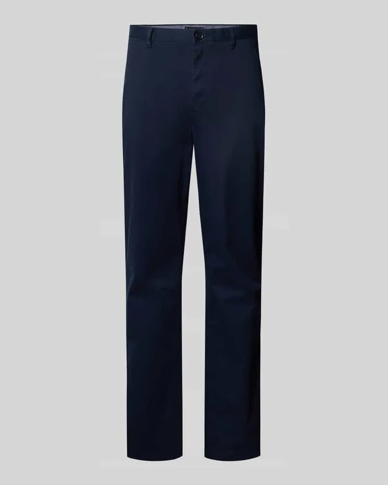 Tommy Hilfiger Regular Fit Chino aus Baumwoll-Mix Jeansblau