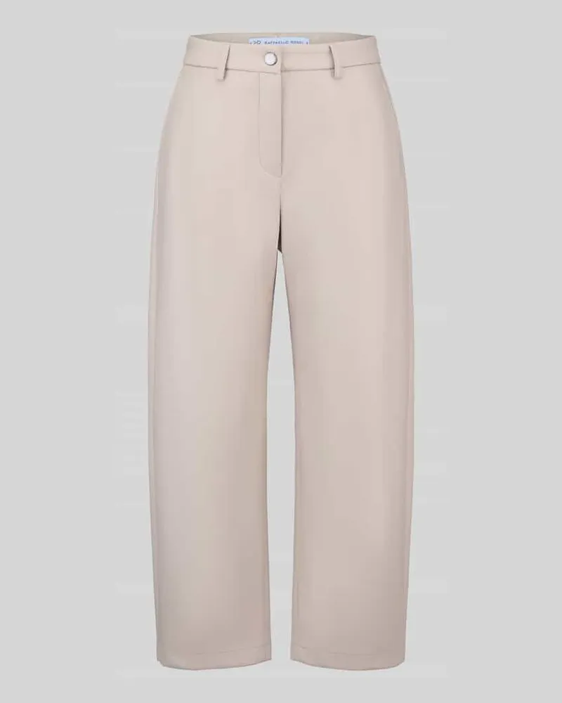RAFFAELLO ROSSI  Regular Fit Leder- / Kunstlederhose mit Label-Detail Modell 'PHIBI Kitt