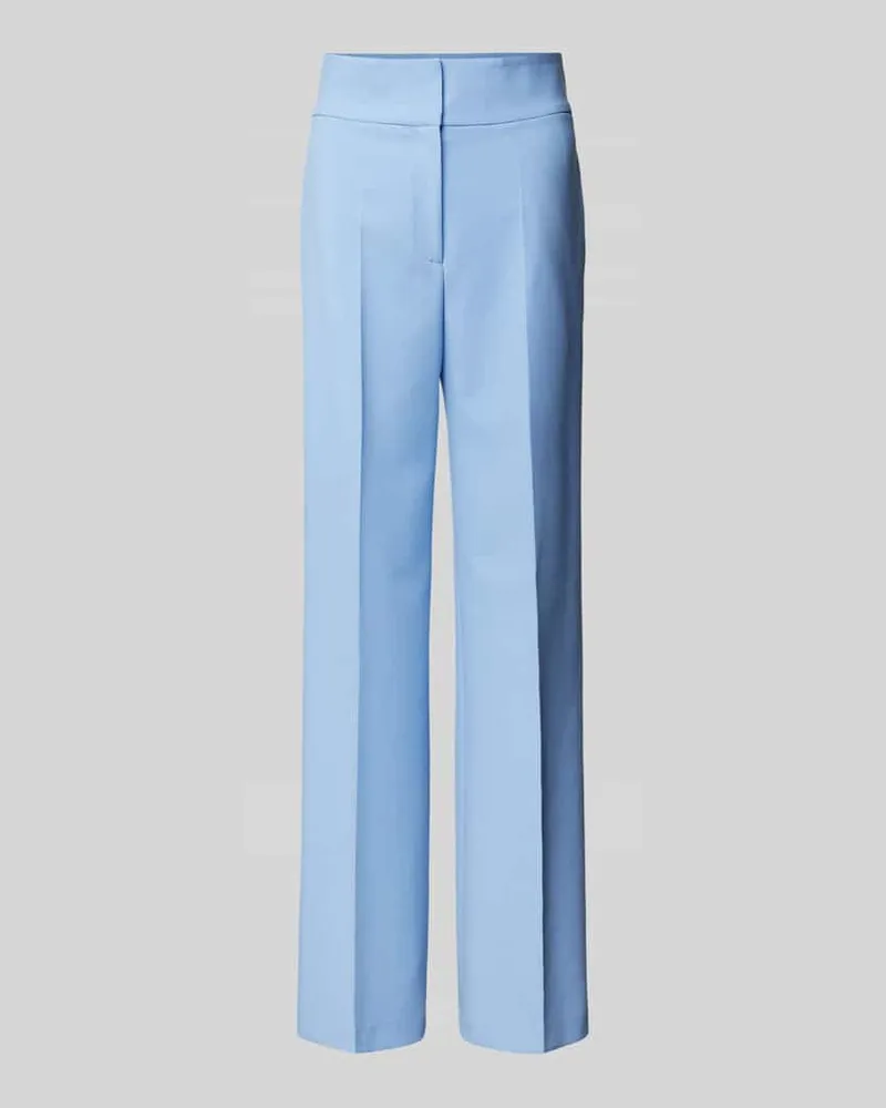 HUGO BOSS Straight Leg Hose mit Bügelfalten Modell 'Himia Hellblau