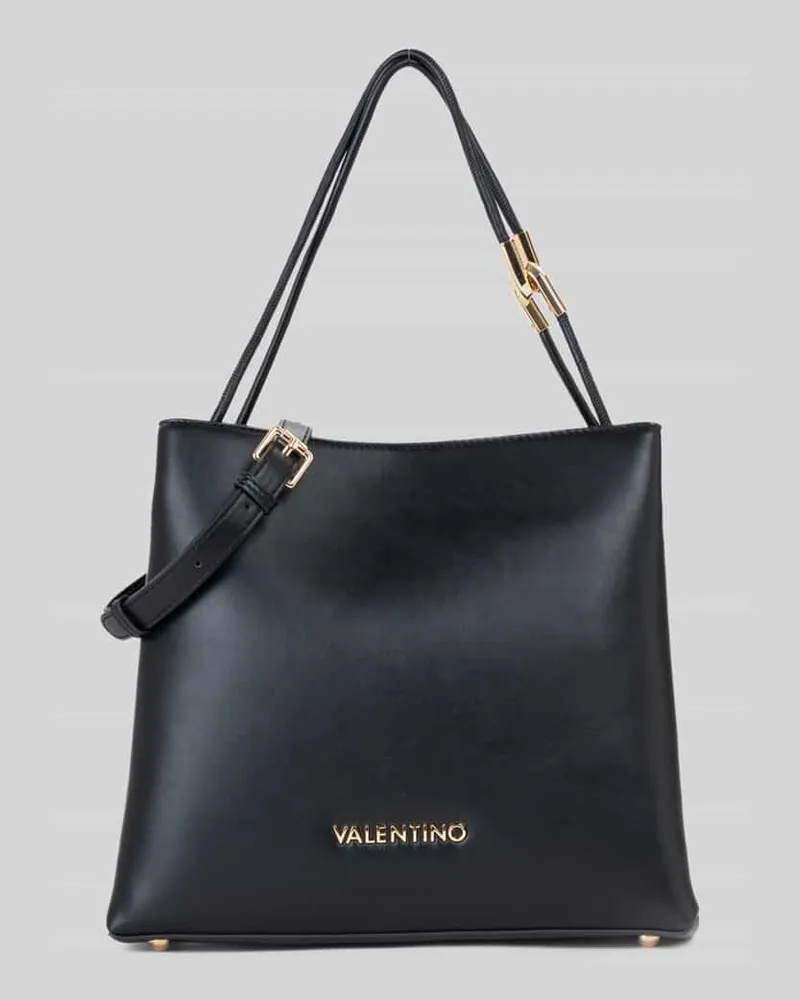 Valentino Bags Umhängetasche mit Label-Detail und abnehmbarem Schulterriemen Black