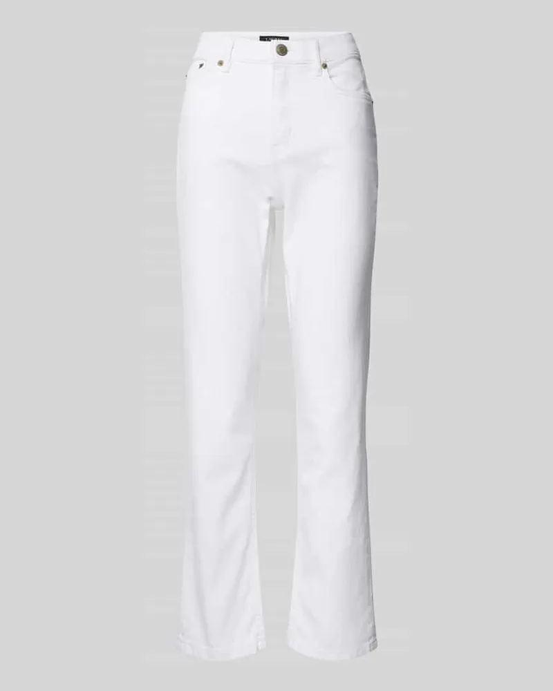 Ralph Lauren Straight Leg Jeans im 5-Pocket-Design Weiss