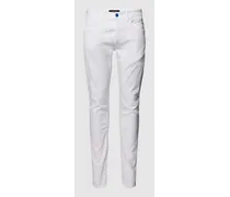 Slim Fit Jeans mit Knopfverschluss Modell 'WILLBI