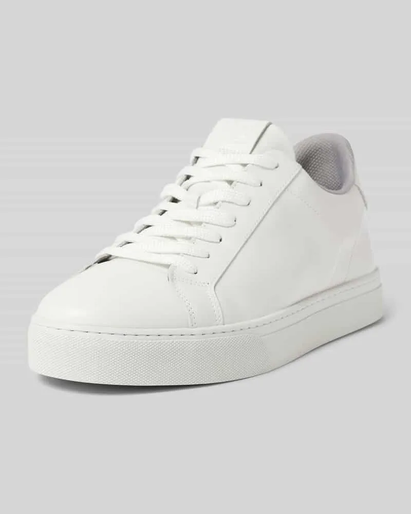 Marc O'Polo Low Top Sneaker aus Rindleder Weiss