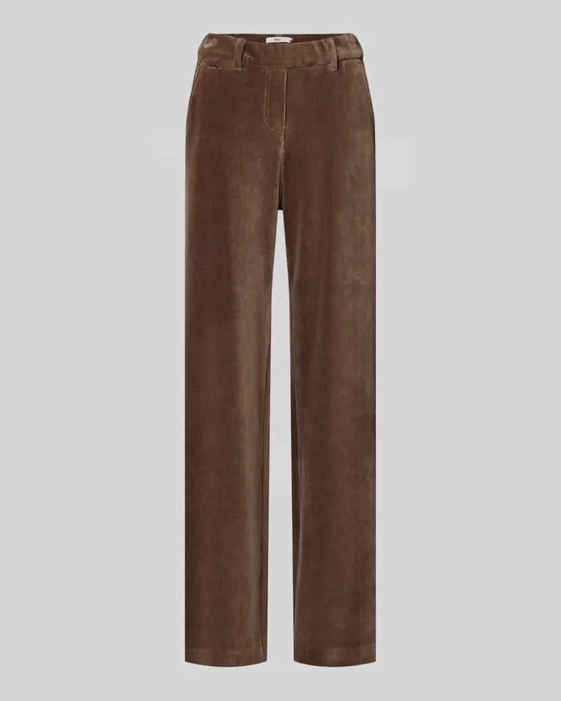 Brax Cordhose mit elastischem Bund und Eingrifftaschen Modell 'MAINE Taupe