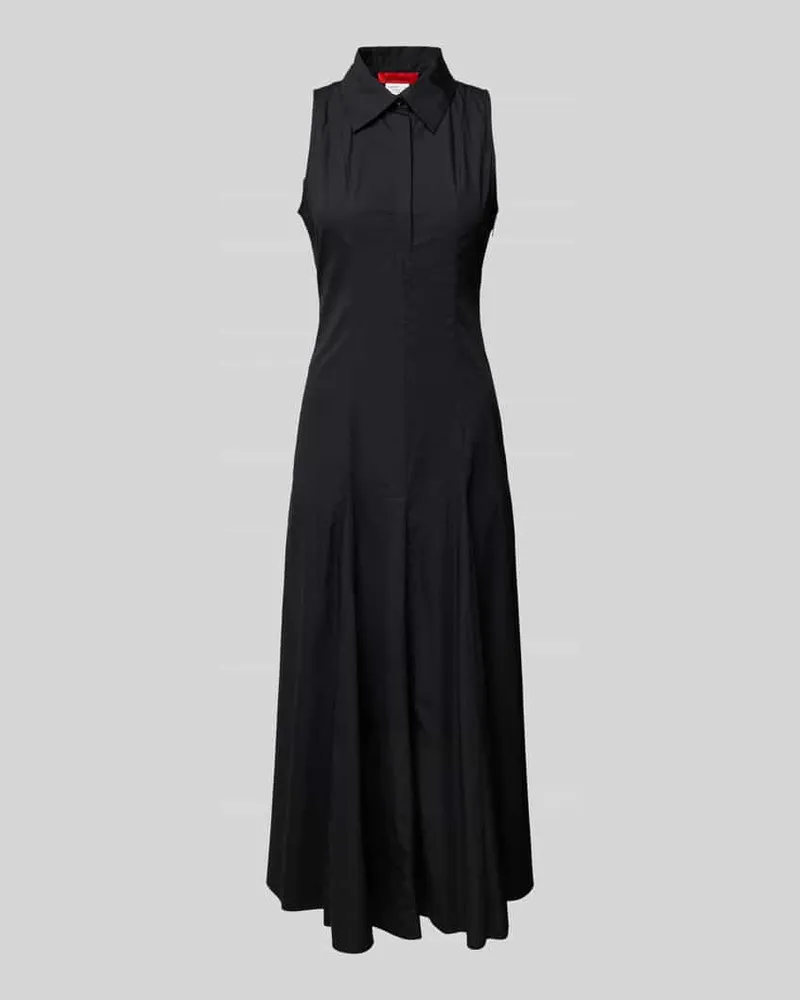 MAX&Co. Midikleid mit Eingrifftaschen Modell 'ERNEST Black