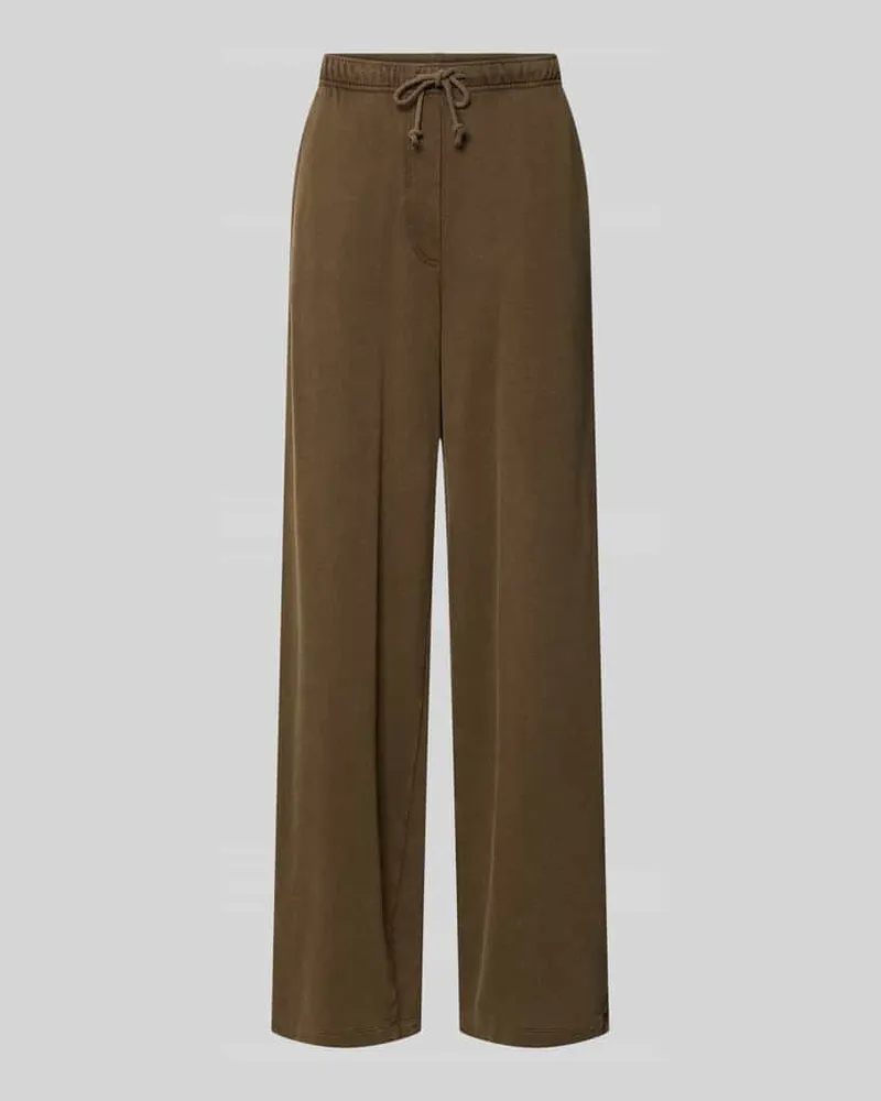 American Vintage Sweatpants aus reiner Baumwolle mit Tunnelzug Modell 'VIBTOWN Dunkelbraun
