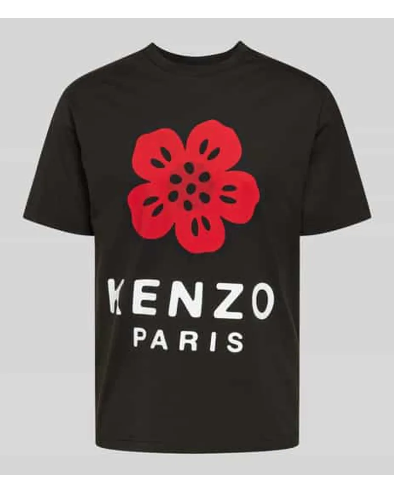 Kenzo T-Shirt aus reiner Baumwolle Black