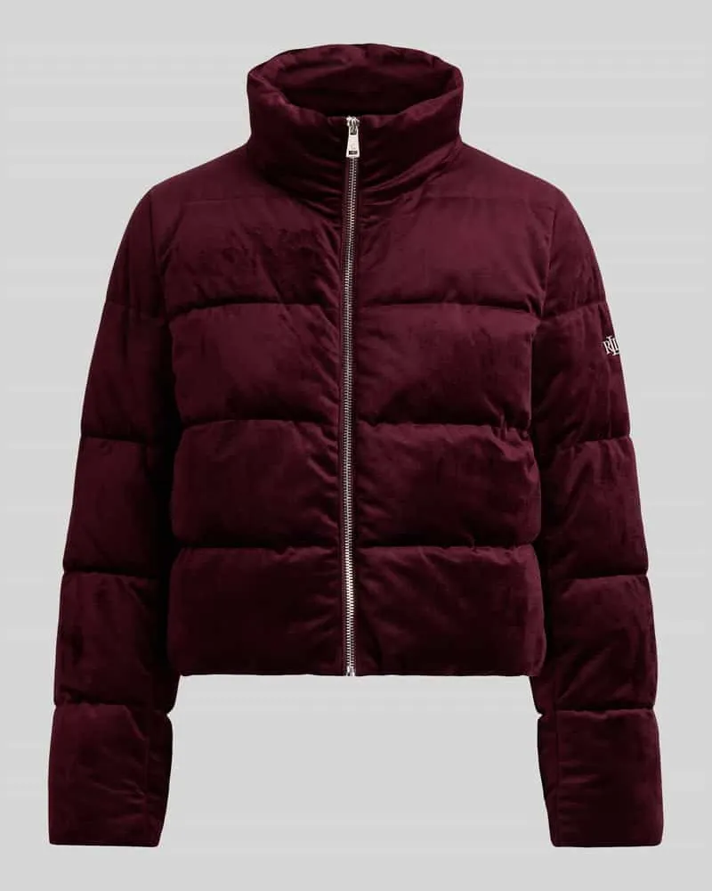 Ralph Lauren Steppjacke mit Logo-Detail Bordeaux