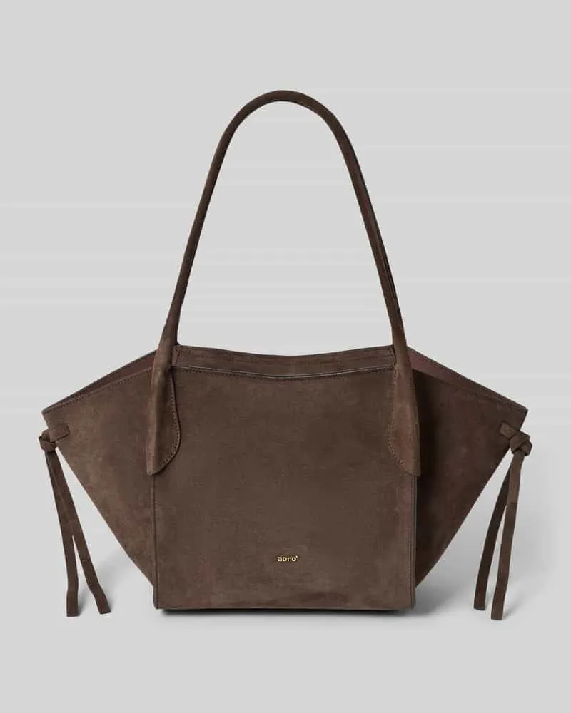 Abro Shopper aus echtem Leder Modell 'VIBE Dunkelbraun