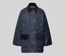 Regular Fit Steppjacke mit Cord-Details Modell 'ALDBURGH