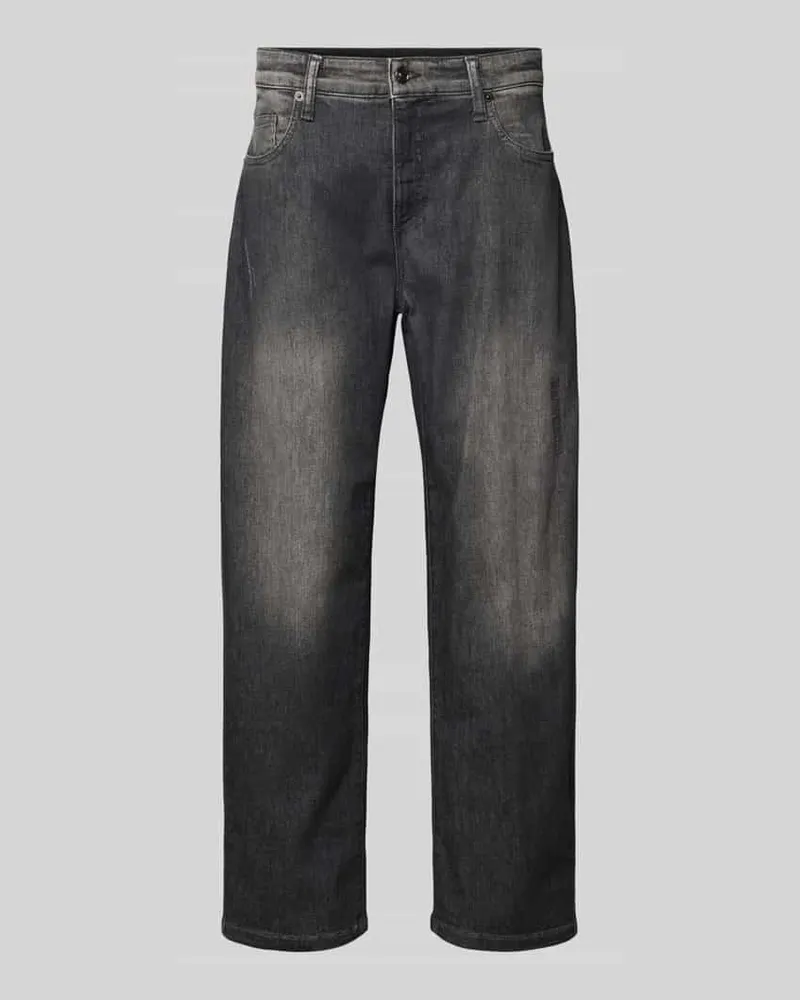 MAC Jeans Barrel Fit Jeans mit Eingrifftaschen Modell 'DANNI Mittelgrau