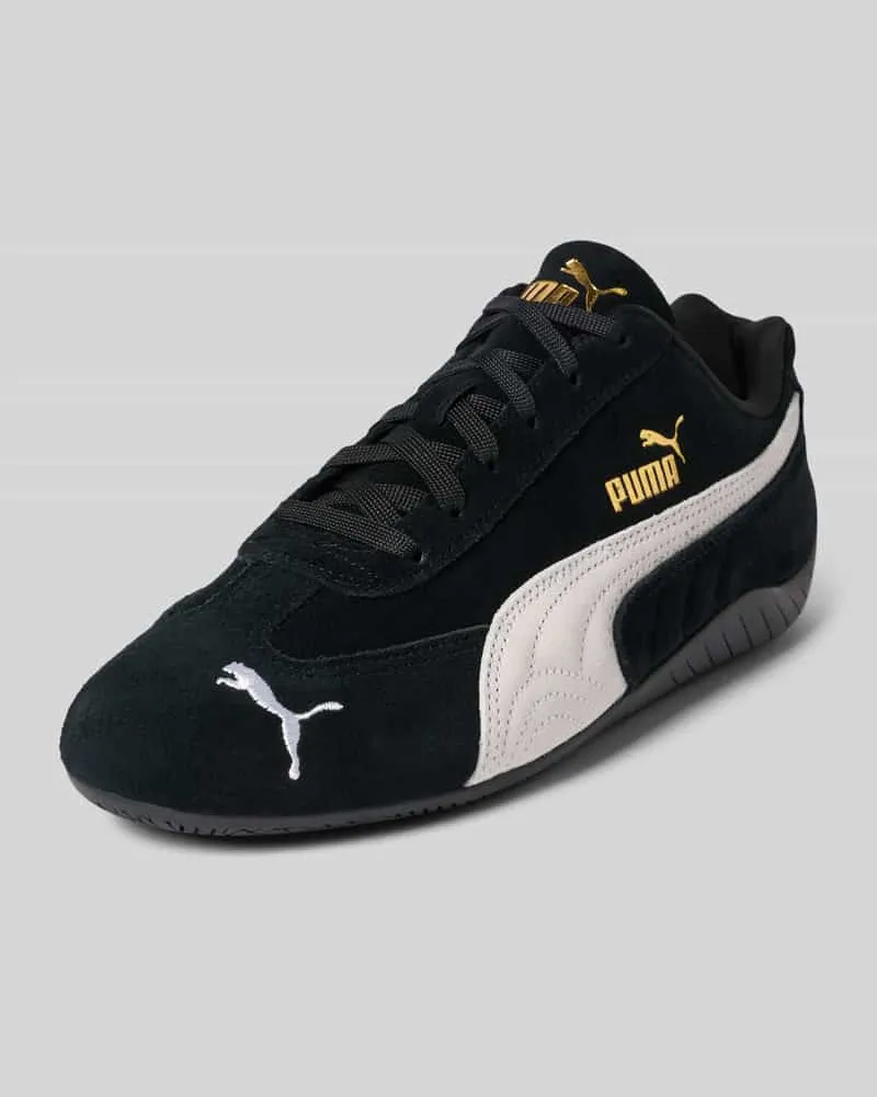 Puma Sneaker aus echtem Leder Modell 'Speedcat Black