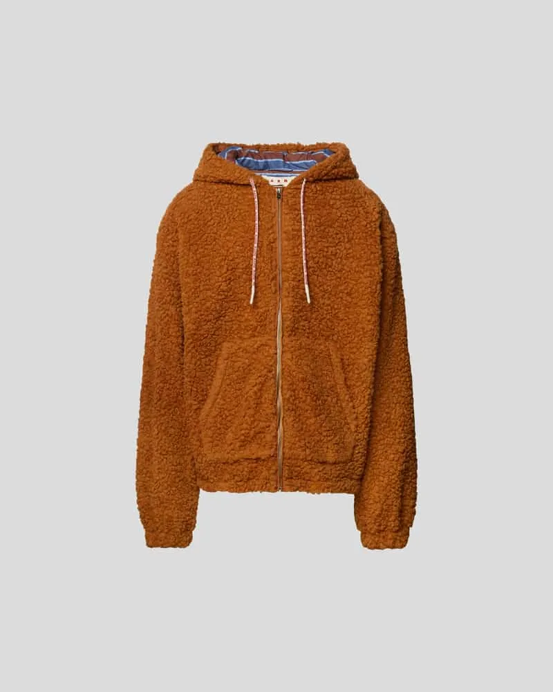 Marni Jacke mit Schurwoll-Anteil Rostrot