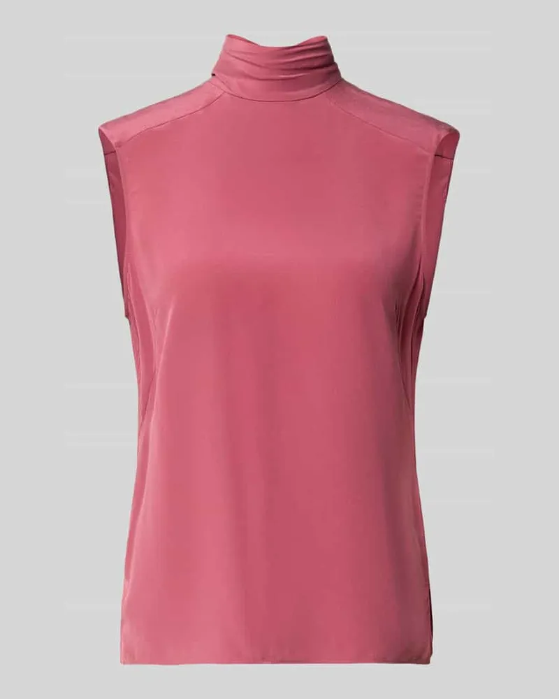 HUGO BOSS Regular Fit Blusentop aus reiner Seide Modell 'Besei Altrosa