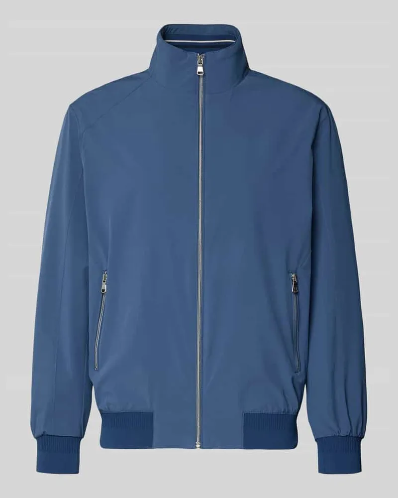 Christian Berg Jacke mit Stehkragen Blau