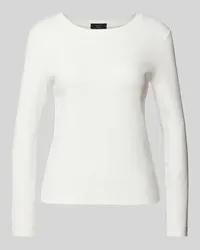 Marc Cain Longsleeve mit Rundhalsausschnitt Offwhite