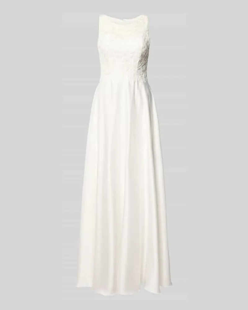 Laona Abendkleid mit Spitze Weiss