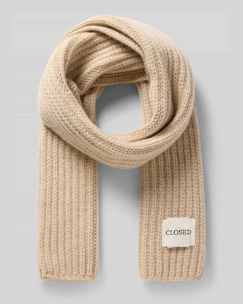 Closed Schal aus reiner Baumwolle Offwhite