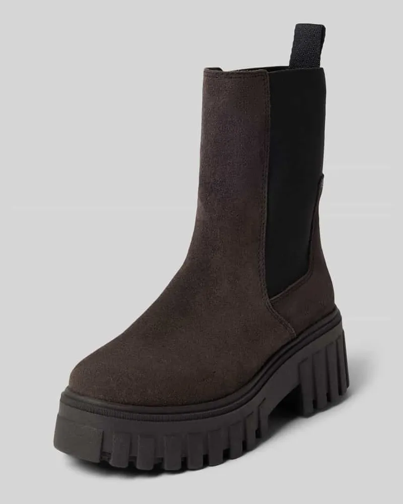 Marc O'Polo Chelseas aus echtem Rindsleder Modell 'Valva 5 Dunkelgrau