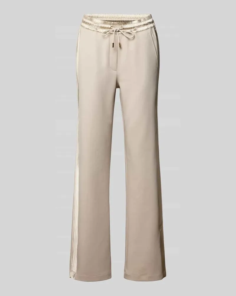 Marc Cain Sweatpants mit elastischem Bund und Tunnelzug Sand