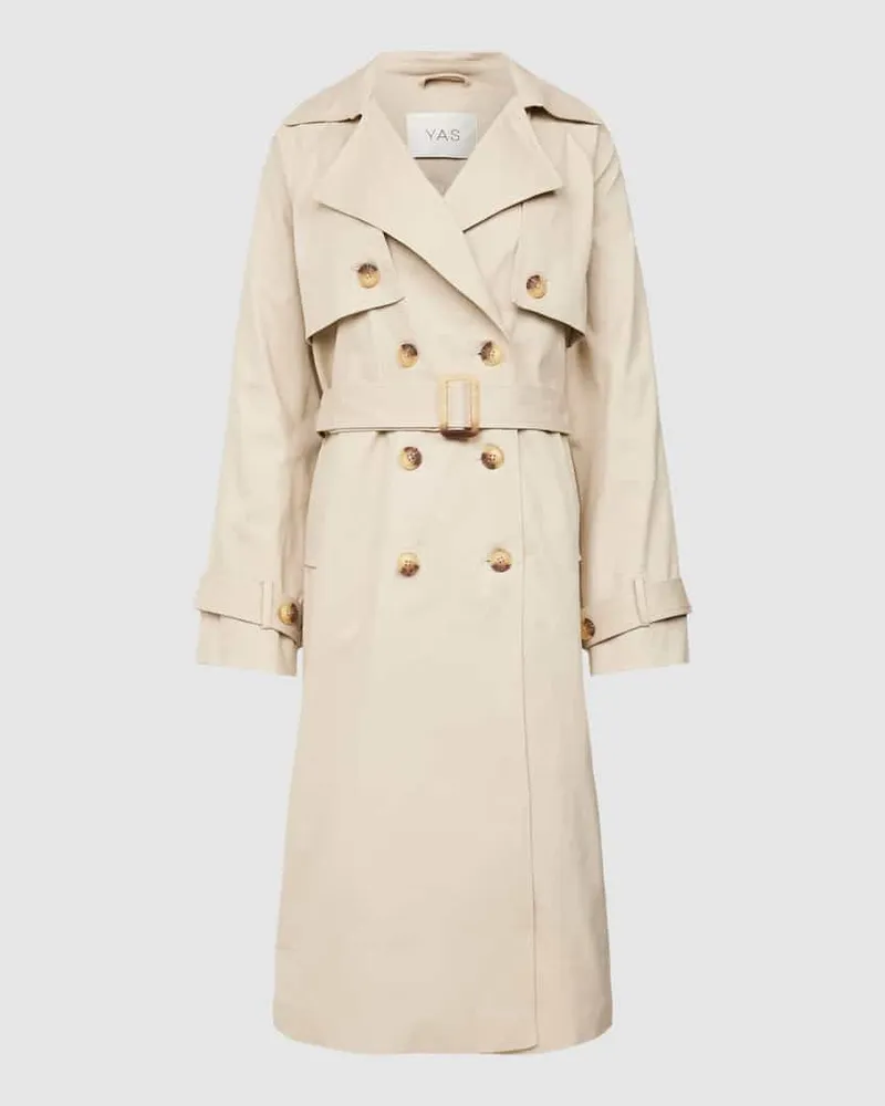 Y.A.S Trenchcoat mit Taillengürtel Modell 'TERONIMO Beige