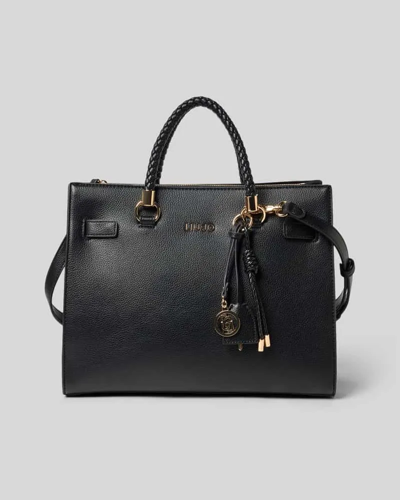 Liu Jo Handtasche mit Label-Applikation Modell 'MANHATTAN Black