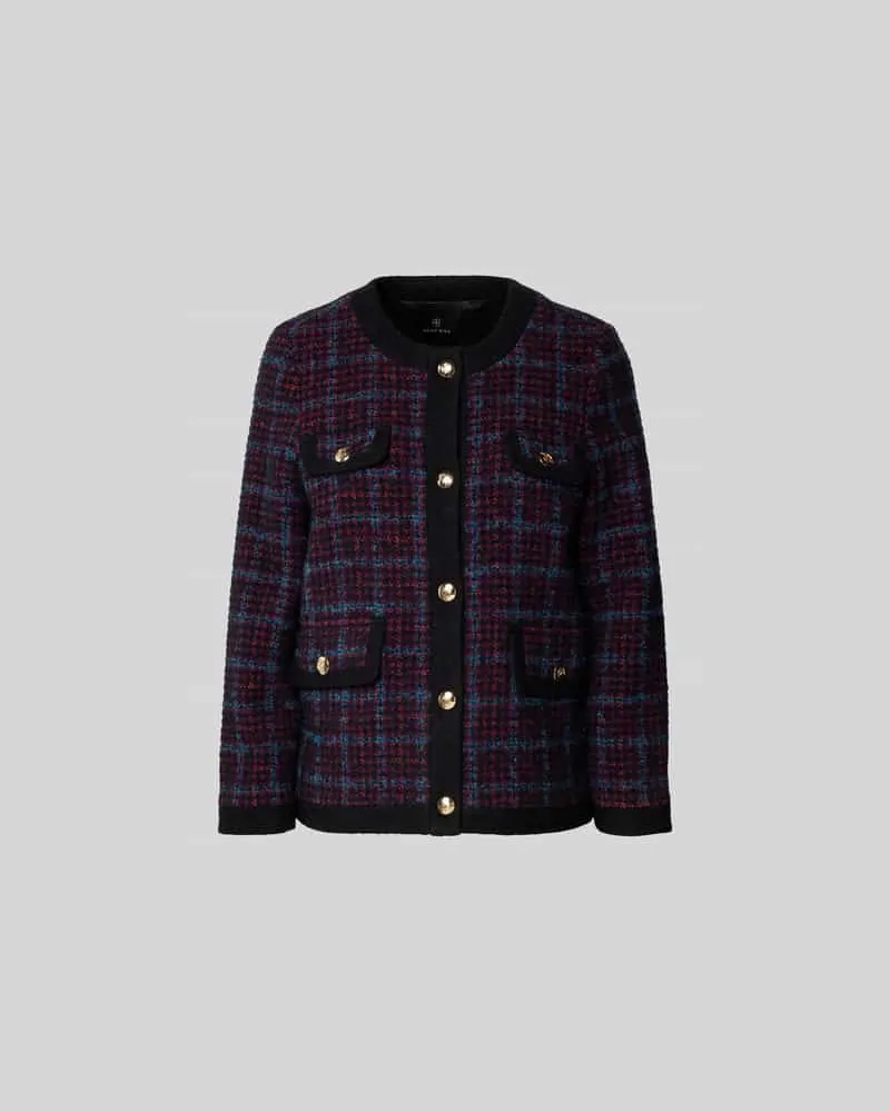 Anine Bing Jacke mit Knopfleiste Blau