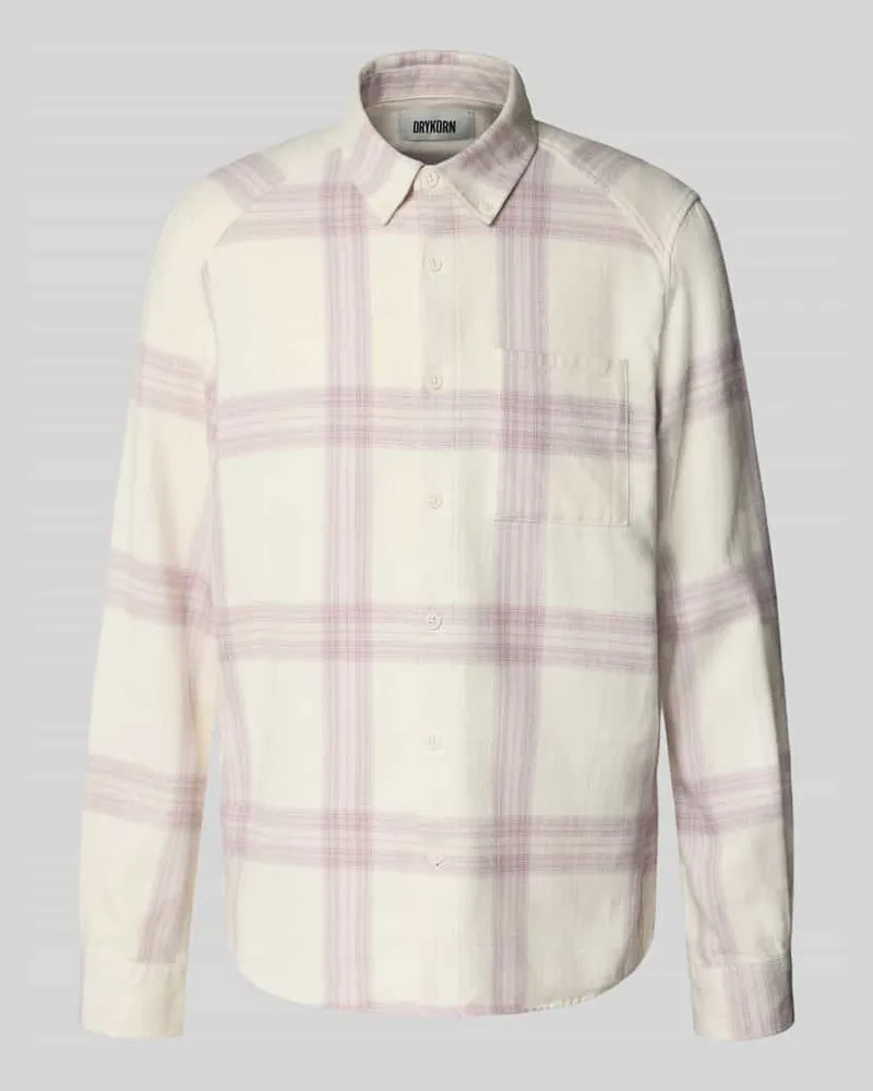 Drykorn Slim Fit Freizeithemd mit Button-Down-Kragen Modell 'LIET Rose