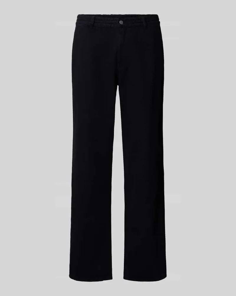 forét Straight Leg Hose mit Eingrifftaschen Modell 'CLAY Black