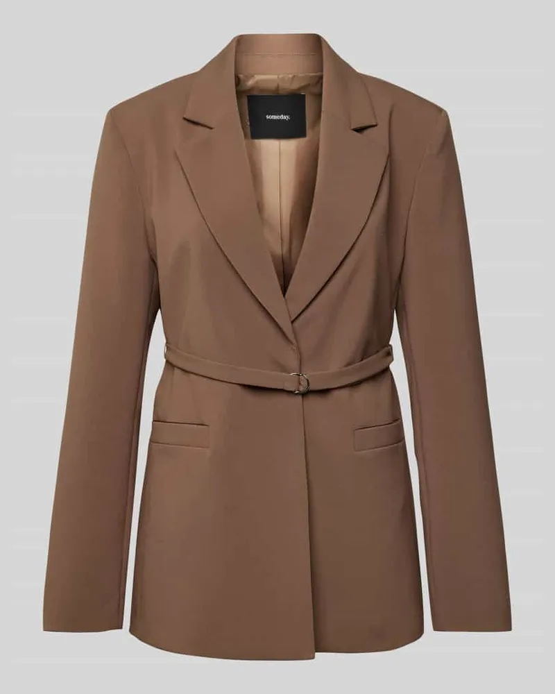 someday. Blazer mit Taillengürtel Modell 'Nadeline Taupe