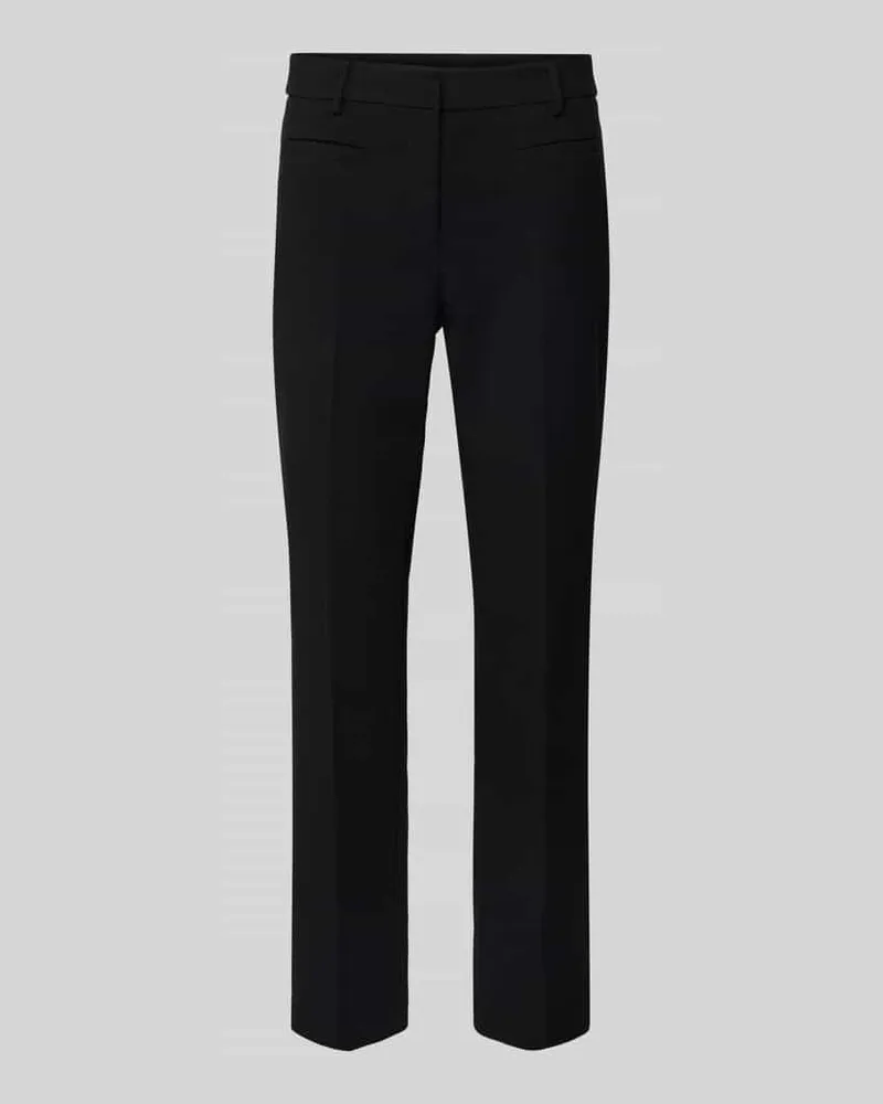 MAC Jeans Slim Fit Stoffhose mit Leistentaschen Modell 'Annalena Black