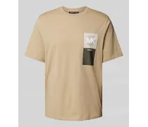 T-Shirt mit Label-Print Modell 'MK BEACON