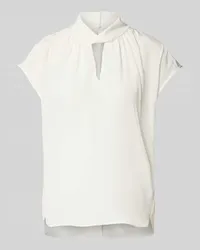 Luisa Cerano Blusenshirt mit V-Ausschnitt Offwhite