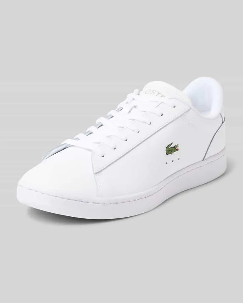 Lacoste Low Top Sneaker aus echtem Leder Modell 'CARNABY SET Weiss
