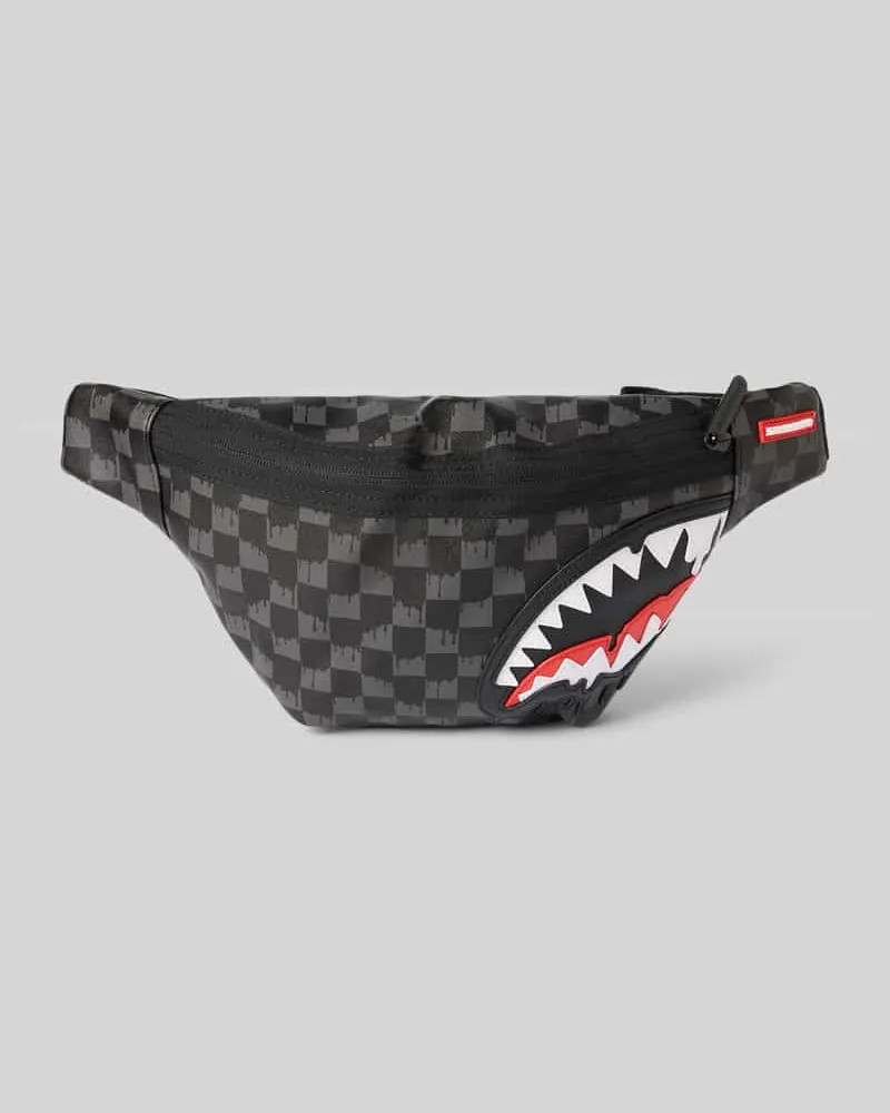 Sprayground Bauchtasche im Allover-Look Modell 'DRIPPING SHARKS IN PARIS Black