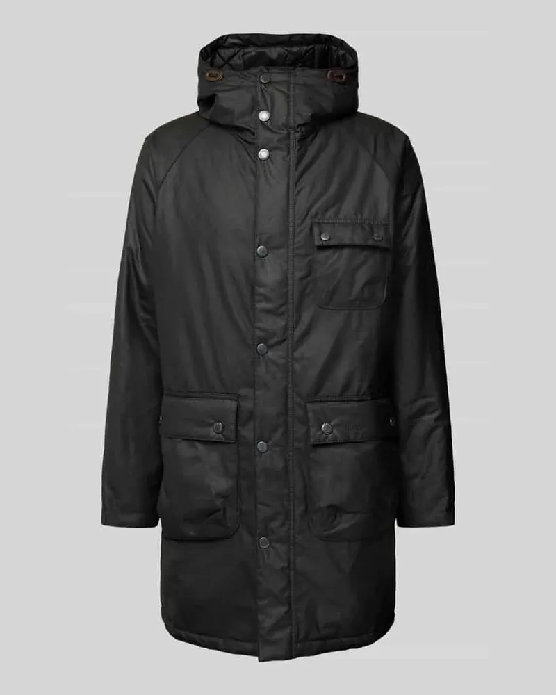 Barbour Jacke mit Pattentaschen Modell 'WINTER WAX Black