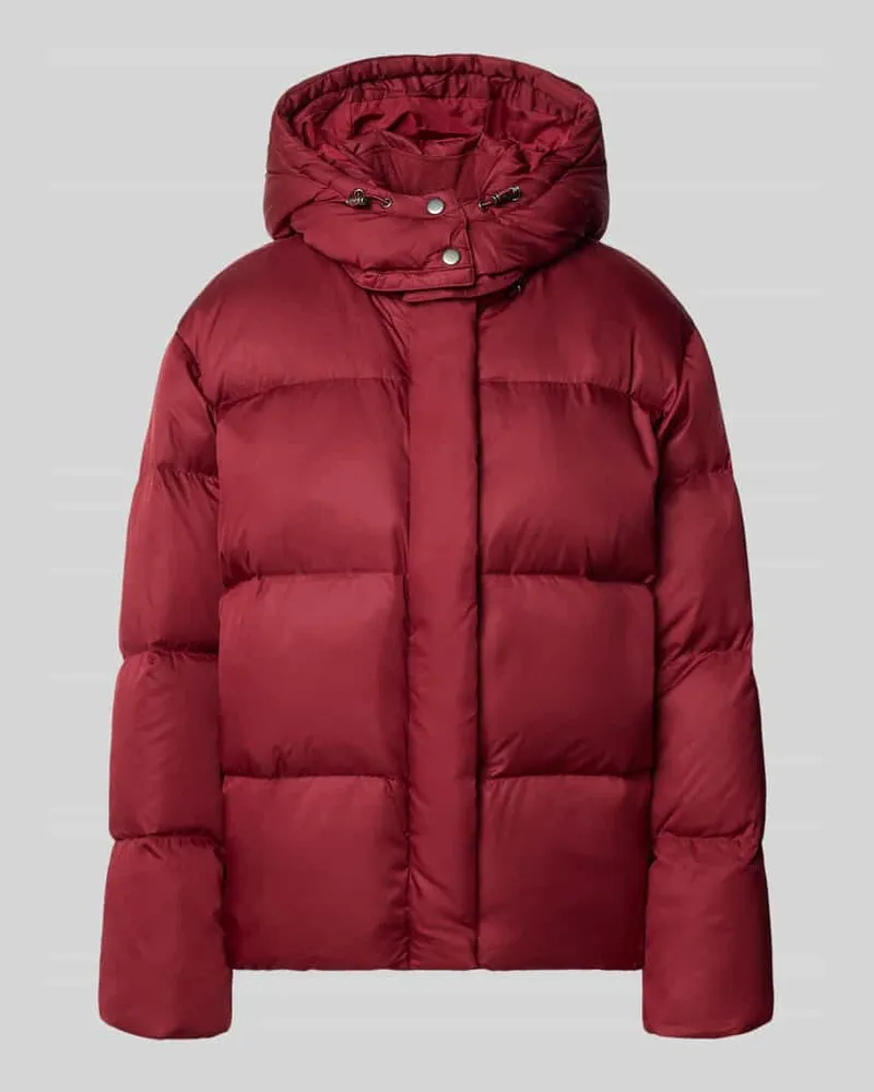 Levi's Regular Fit Daunenjacke mit abnehmbarer Kapuze Bordeaux
