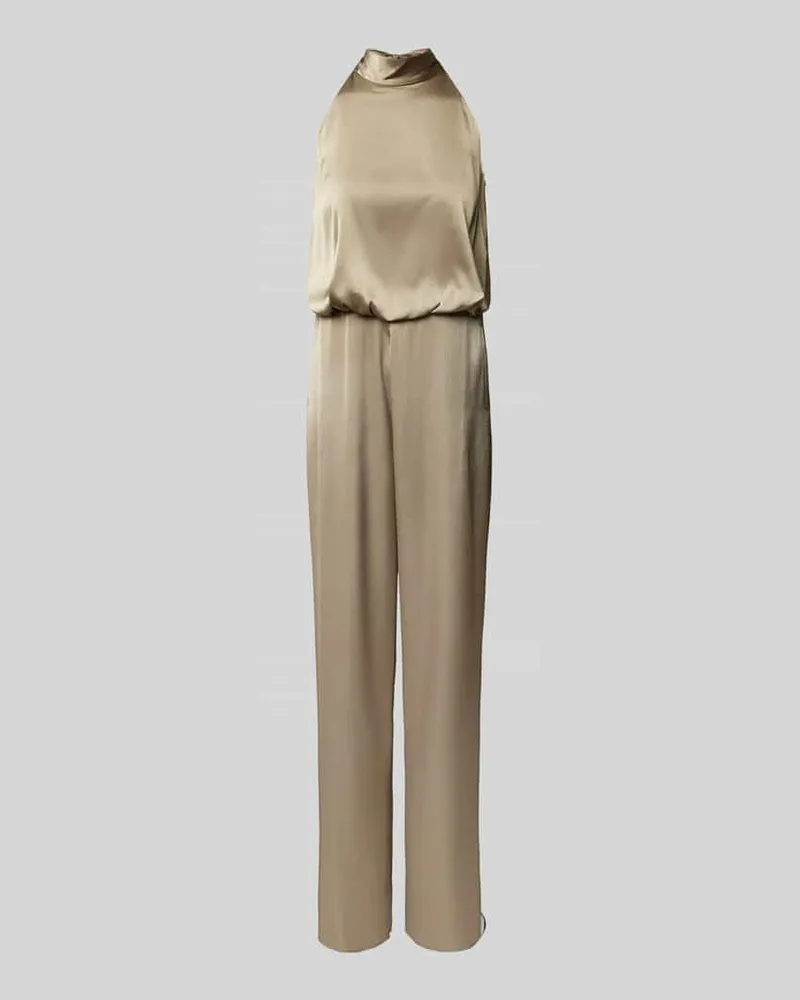 Vera Mont Jumpsuit mit Neckholder Oliv