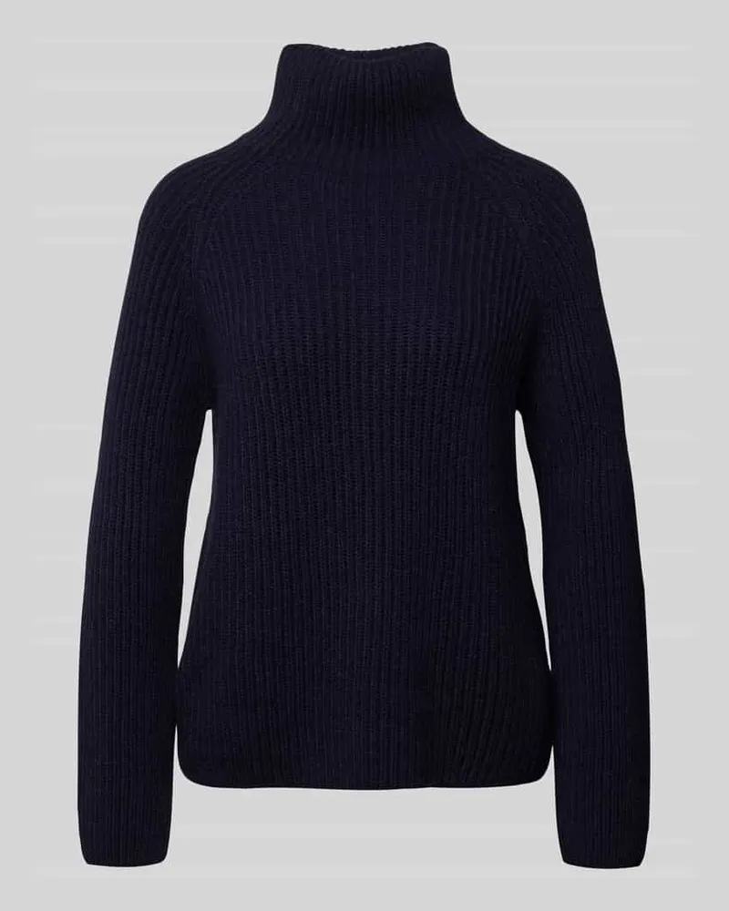 Drykorn Strickpullover mit Stehkragen Modell 'ARWEN Marine