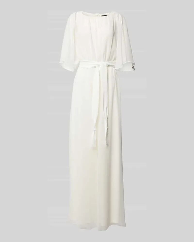 Vera Mont Jumpsuit mit Bindegürtel Offwhite