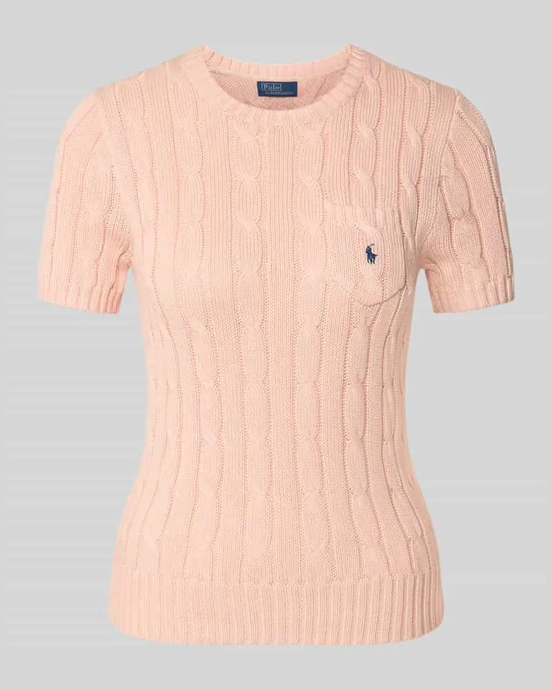Ralph Lauren Strickpullover mit 1/2-Arm Hellrosa
