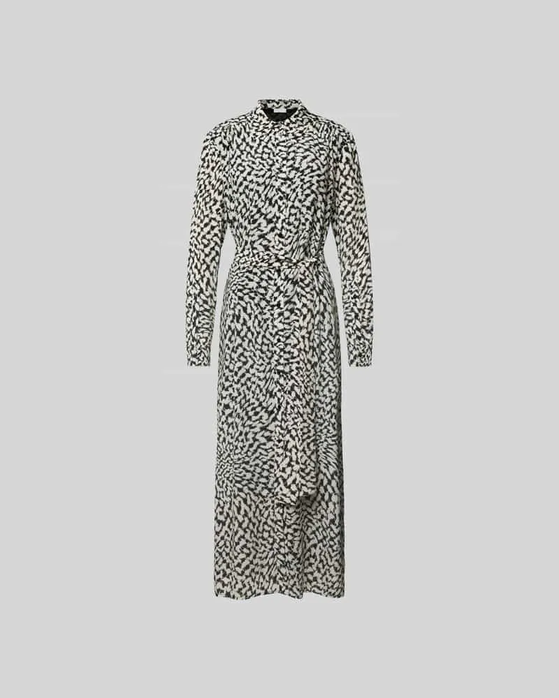 Lala Berlin Hemdblusenkleid aus reiner Viskose Black
