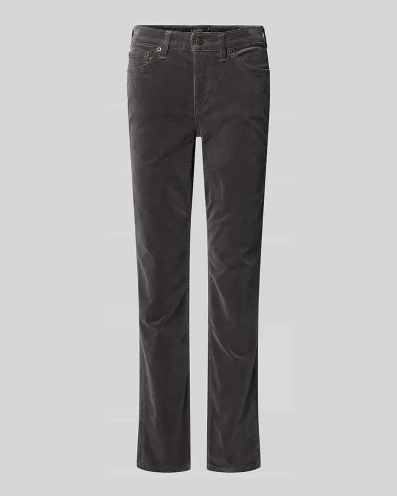 Ralph Lauren Cordhose mit 5-Pocket-Design Mittelgrau