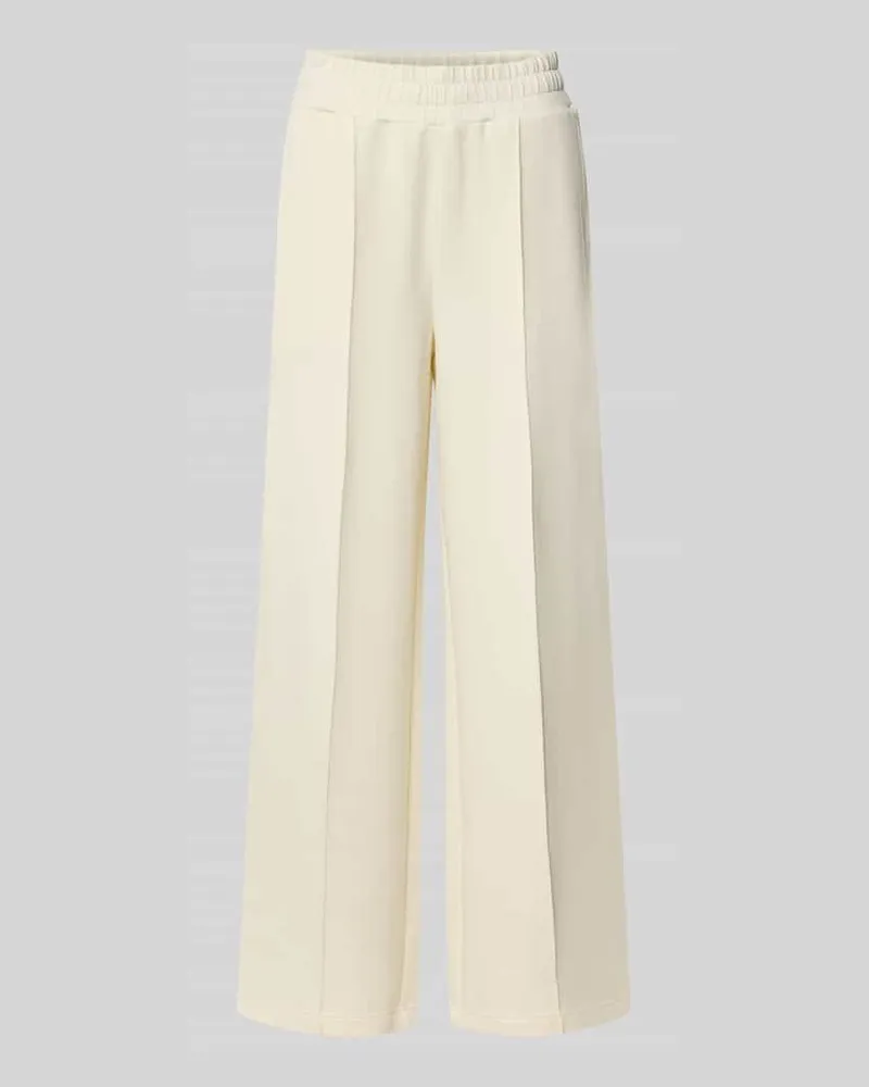 Varley Wide Leg Sweatpant aus Viskose-Mix Ecru