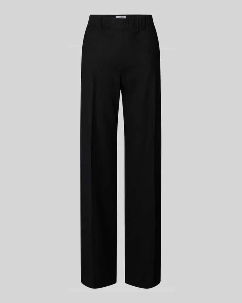 Brax Slim Fit Hose mit elastischem Bund Modell 'Pam Flared Black