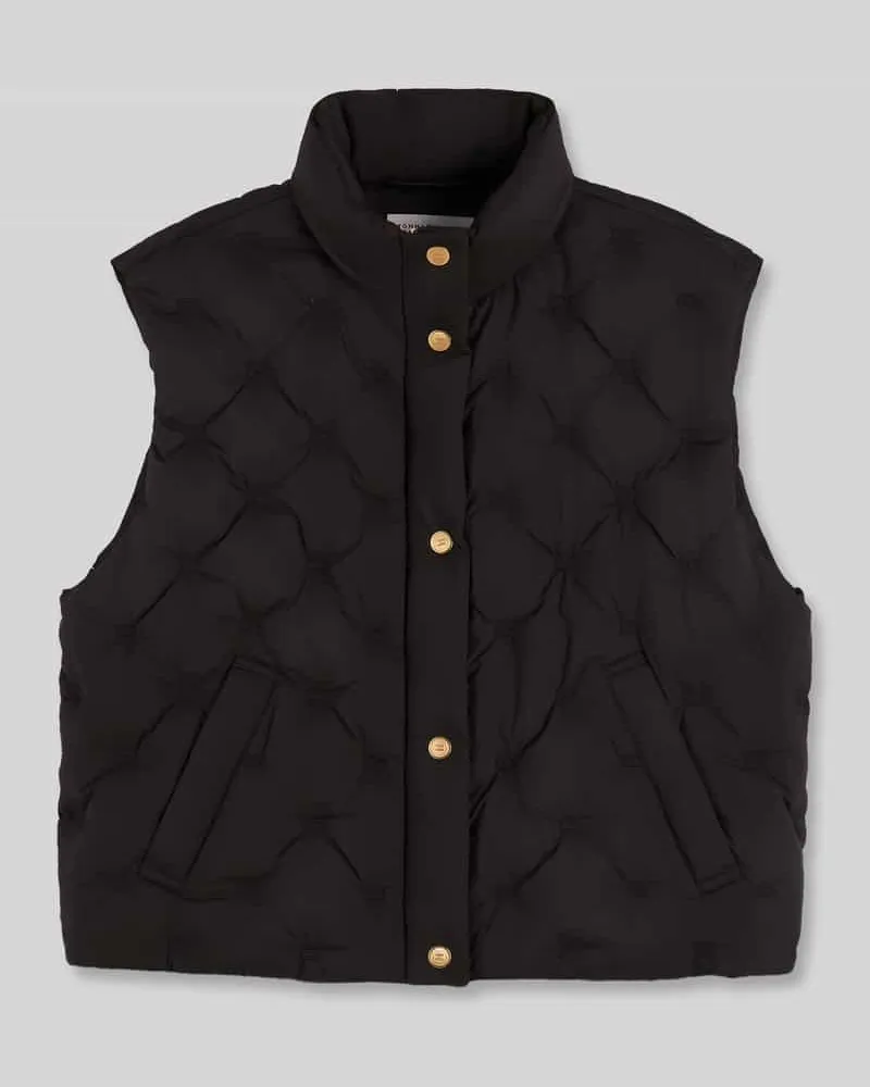Tommy Hilfiger Steppweste mit grafischem Innenfutter Black
