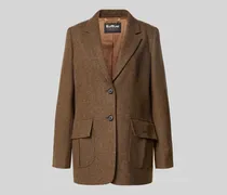 Shaped Fit Longblazer aus reiner Wolle Modell ´ELM