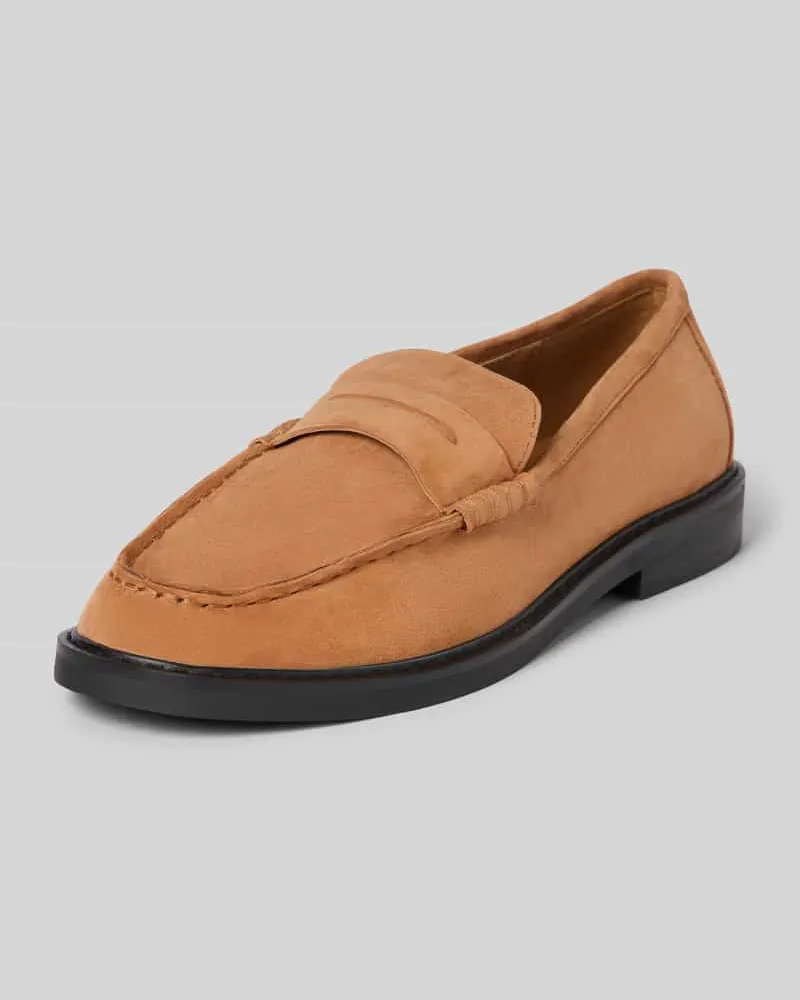 Steve Madden Sneaker aus Leder mit Zierriemen Modell 'Adison Camel